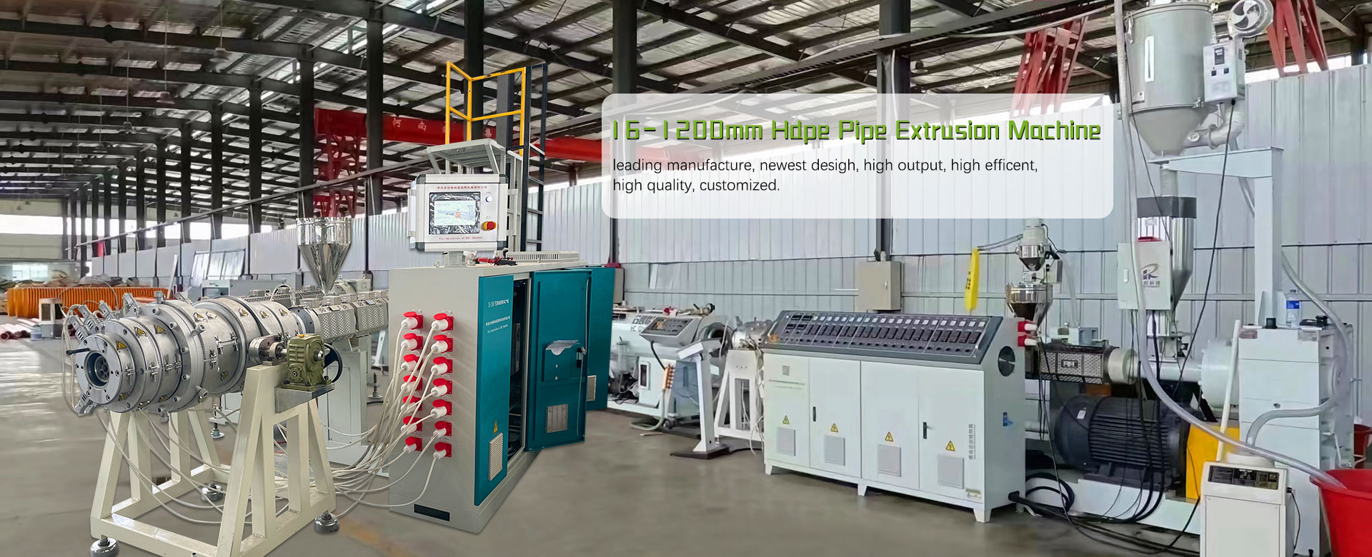 HDPE PP PPR PE MPP Rohrmaschine China