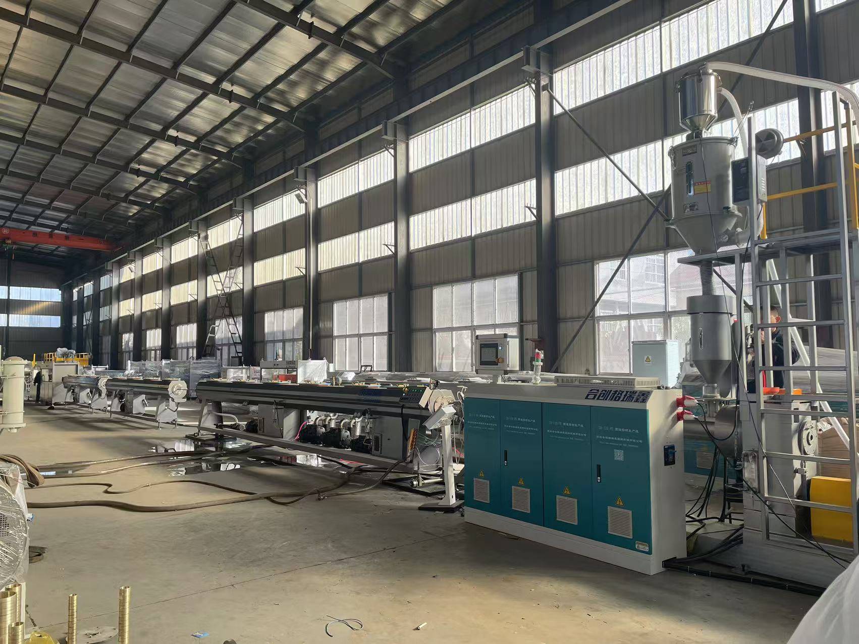 20-110 mm HDPE-Rohrmaschine erfolgreich getestet